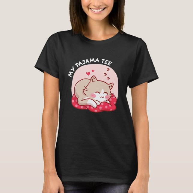 Min Pajama Tee Cat (Framsida)