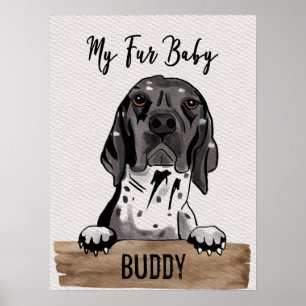 Min Päls-Baby Abyssiniska sanddyner Mamma Poster