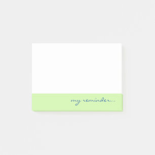 Min påminnelse Grön kant Post-it Block