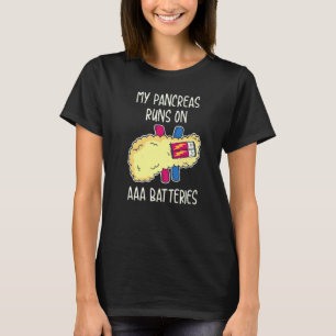 Min Pancreas Springa på AAA-batterier T Shirt