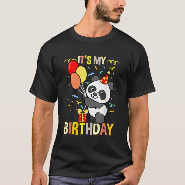 Min Panda Animal T Shirt (Framsida)