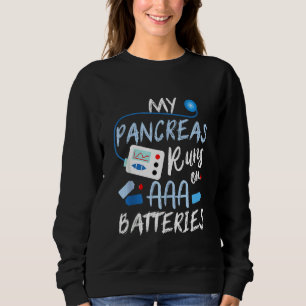 Min pankreas Springa på AAA- diabetes typ 1 T Shirt
