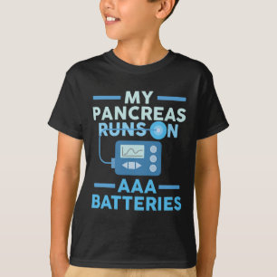 Min pankreas Springa på AAA- diabetes typ 1 T Shirt