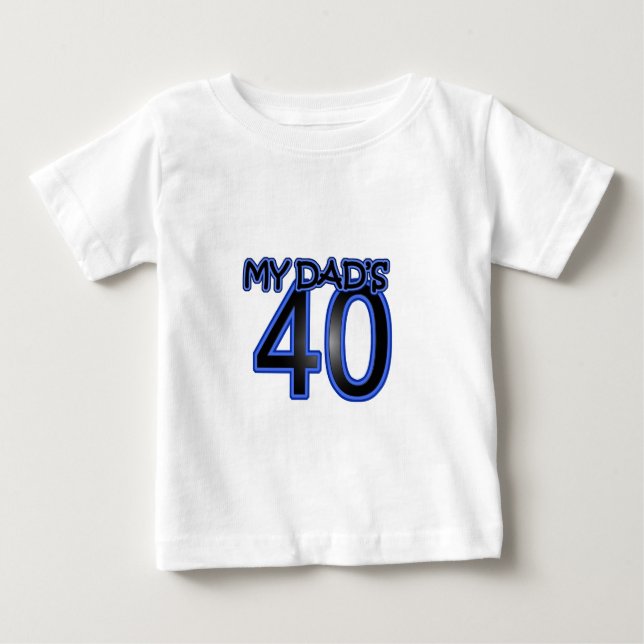Min pappa 40 tee shirt (Framsida)