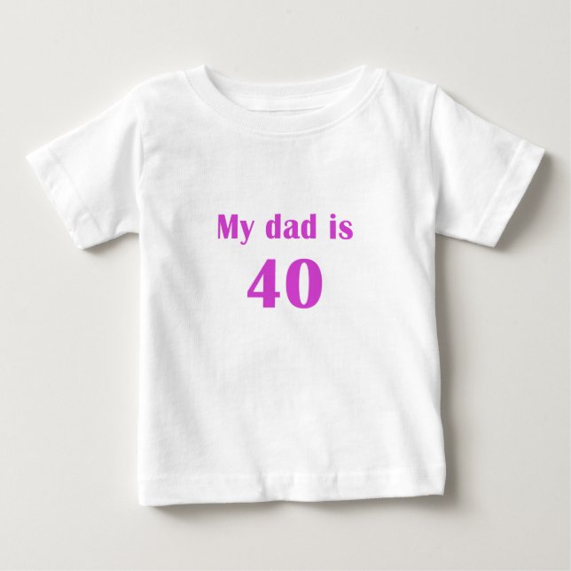 Min pappa är 40 tröja (Framsida)