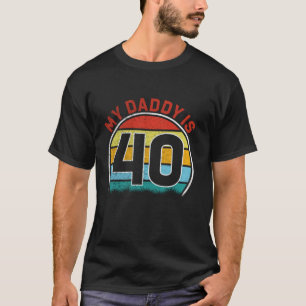 Min pappa är 40 ynkliga 40:e födelsedagen Pappa Vi T Shirt