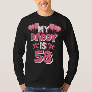 Min pappa är 58 år gammal Manar 58:e födelsedagen T Shirt