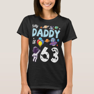 Min pappa är 63 år gammal Lycklig Dag Far Pappa so T Shirt