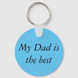 Min pappa är bäst nyckelring