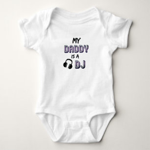 Min pappa är D.J. avejla flickpresent till EDM Hi T Shirt