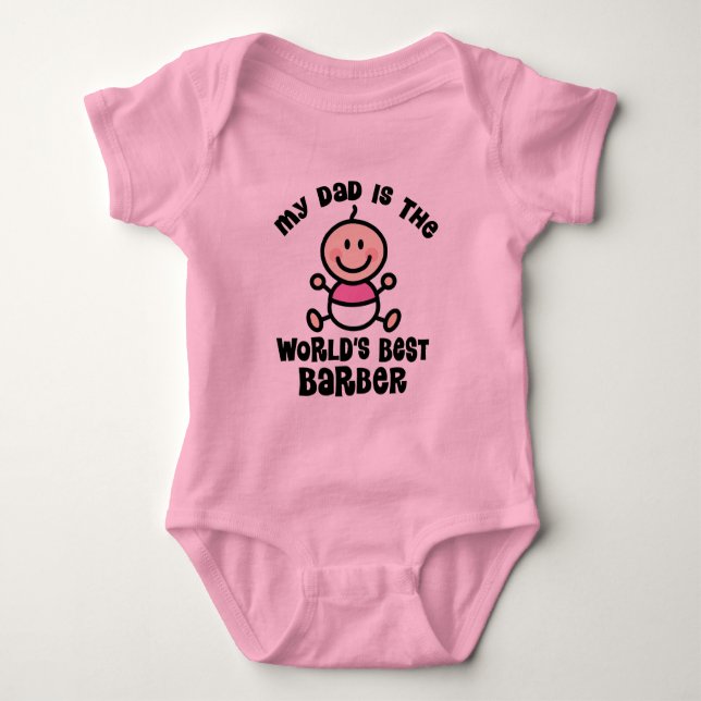 Min pappa är den bäst barberaren för världar tröja (Framsida)