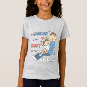 Min pappa är den bästa slöjan Fars dag T Shirt