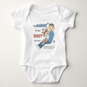 Min pappa är den bästa söta farsdagspresenten t shirt
