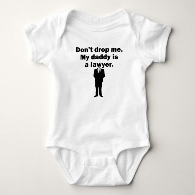 Min pappa är en advokat t-shirt (Framsida)