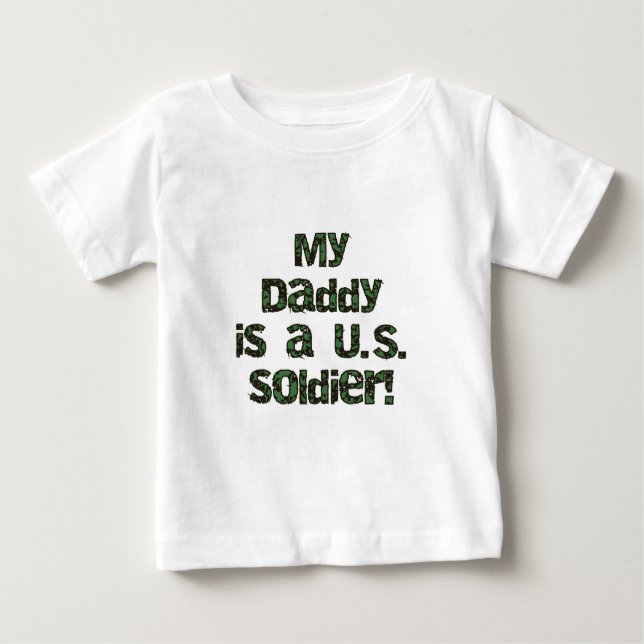 Min pappa är en amerikansk soldat Tshirts och pres (Framsida)