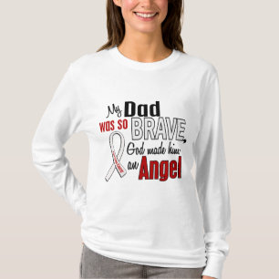 Min pappa är en ängellungcancer t-shirt