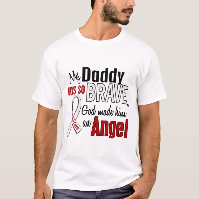 Min pappa är en ängellungcancer tee shirt (Framsida)
