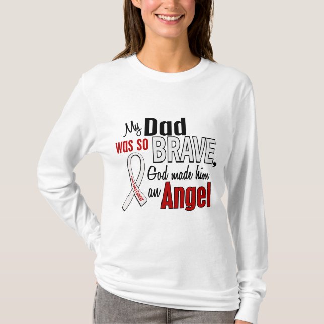 Min pappa är en ängellungcancer tröja (Framsida)