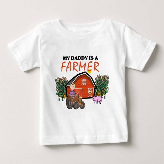 Min pappa är en bonde tröja (Framsida)