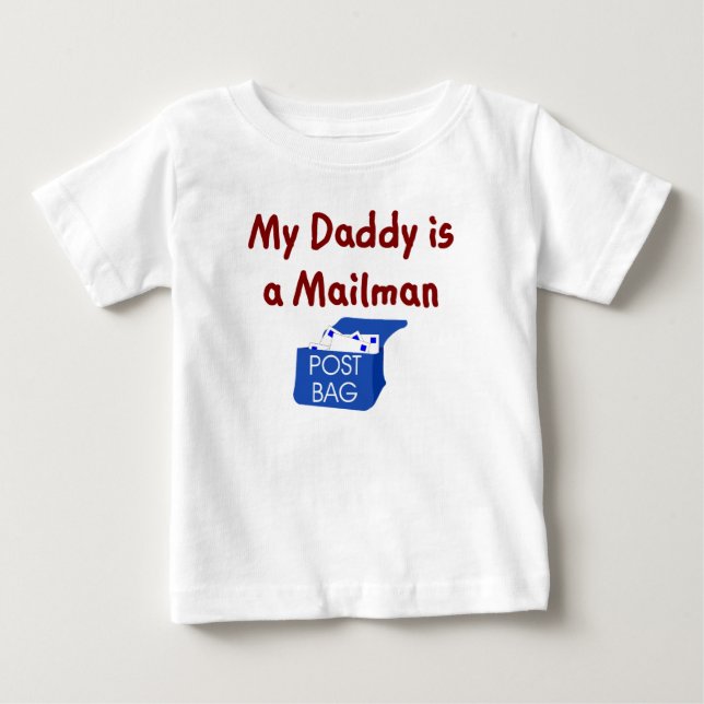 Min pappa är en brevbärarebebist-skjorta tee shirt (Framsida)