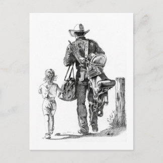 Min Pappa är en Cowboy Vykort