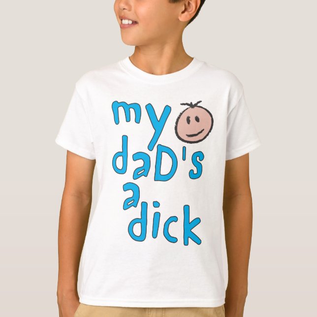 Min pappa är en deckare t-shirt (Framsida)