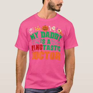 Min pappa är en fangtastisk Doktor Funny Halloween T Shirt