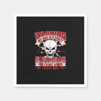 Min Pappa är en galen elektriker T., Electrician G Pappersservett