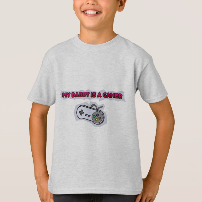 Min pappa är en Gamer Tee (Framsida)