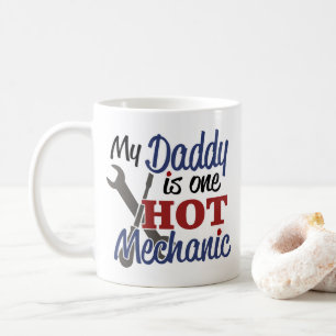 Min pappa är en hett mekaniker kaffemugg
