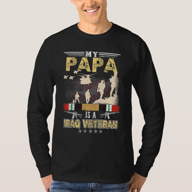 Min Pappa är en Irakveteranprofet i veteran T Shirt (Framsida)