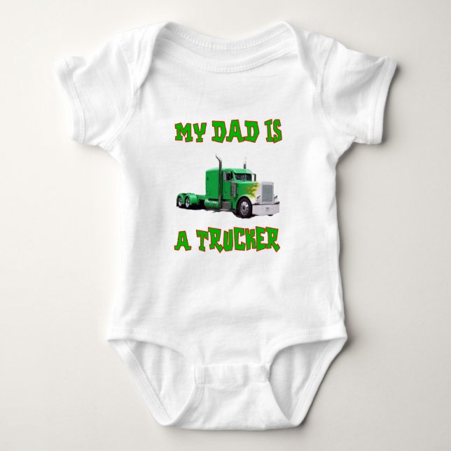 Min pappa är en lastbilsförare tee shirt (Framsida)