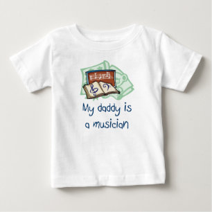 Min pappa är en musikerspädbarnT-tröja Tee Shirt
