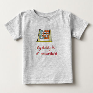 Min pappa är en revisorbabyT-tröja T-shirt