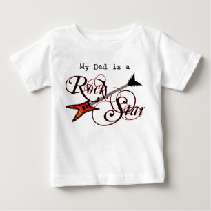Min pappa är en rockstjärnaskjorta tee