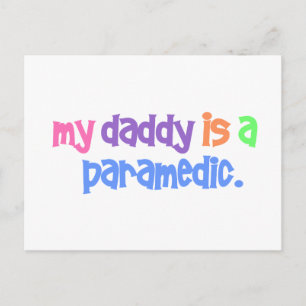 Min pappa är en Sjukvårdare (Pastel) Vykort