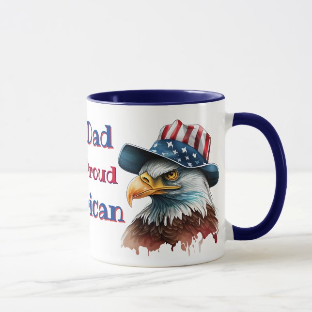Min pappa är en stolt amerikan  mugg (Höger)