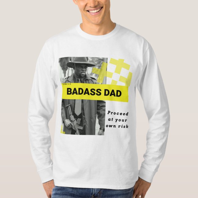 Min pappa är en tuff pappa t shirt (Framsida)