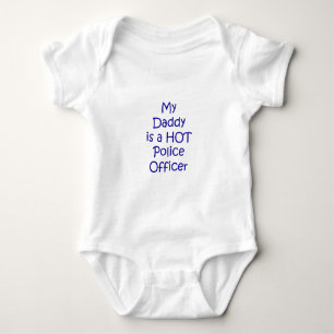 Min pappa är en varm polis t shirt