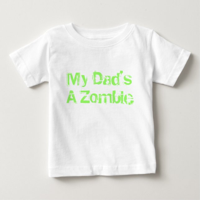 Min pappa är en Zombie Tröja (Framsida)