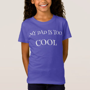MIN PAPPA ÄR FÖR COOLA - BRA JERSEY T SHIRT
