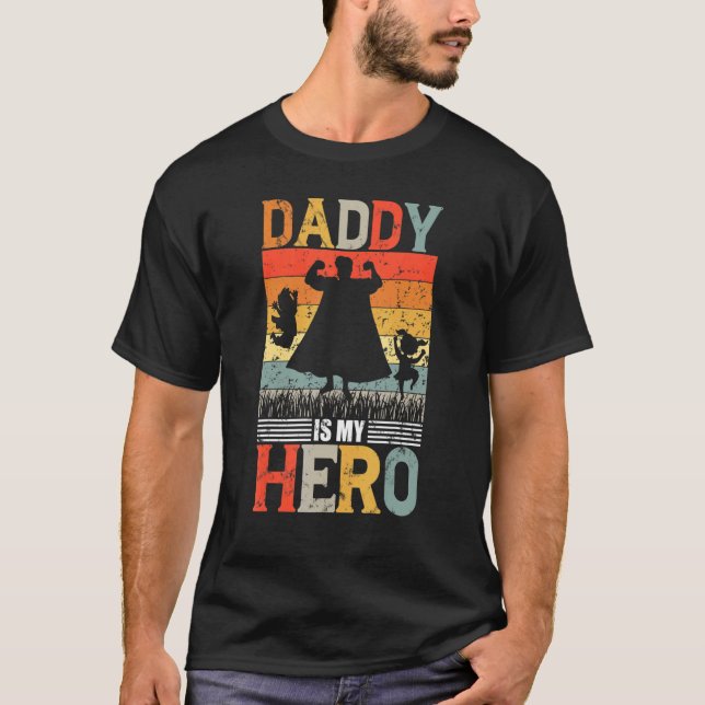 Min pappa är Hero Far Manar T Shirt (Framsida)