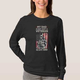 Min Pappa är inte bara en veteran han är min Hero T Shirt