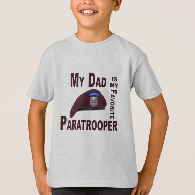 Min Pappa är min favoritparatrooper T Shirt (Framsida)