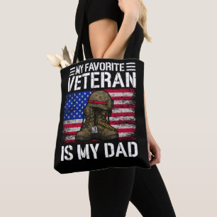 Min pappa är min favoritveteran Militäre farpresen Tygkasse