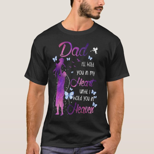 Min Pappa är min Guardian Angel Pappor Girl T Shirt (Framsida)