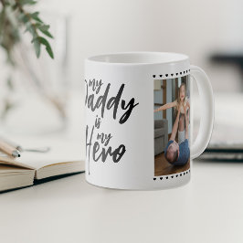 Min Pappa är min Hero | Foto Fars dag Kaffemugg