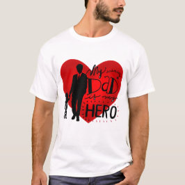 Min Pappa är min Hero: Heartfilt Tribute Silhouett T Shirt