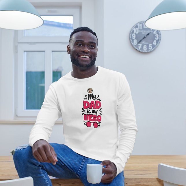 Min Pappa är min Hero| Pappa Speciell med Pappa Fo T Shirt (Skapare uppladdad)