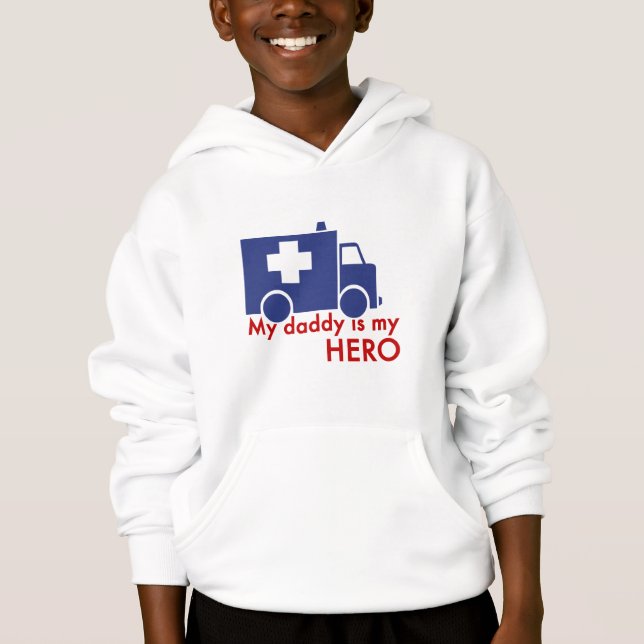 Min pappa är min Hero T-shirt (Framsida)